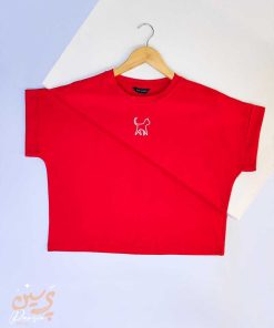 تیشرت کراپ کیمونو چاپ برجسته