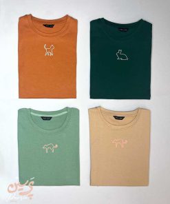 تیشرت کراپ کیمونو چاپ برجسته