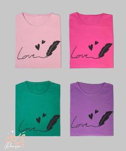 تیشرت طرح LOVE