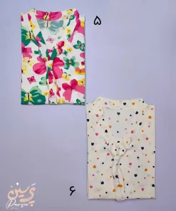 ست تیشرت و شلوار نخی راسته