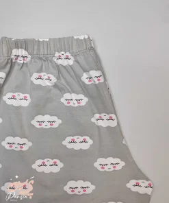 ست تاپ و شلوارک طرح ابر