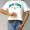 تیشرت کراپ New York