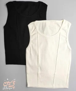 کراپ تاپ یقه گرد در طرح‌های متنوع