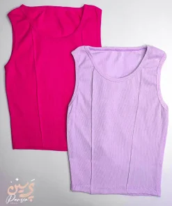 جنس کراپ تاپ یقه گرد