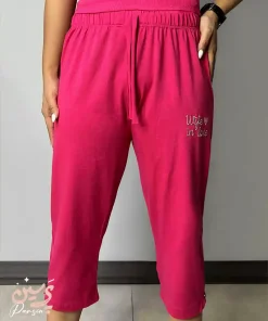 طراحی دوخت شلوارک برمودا گلدوزی