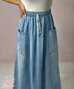 دامن بلند جین