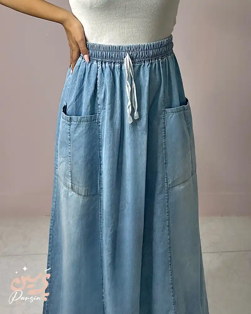 دامن بلند جین