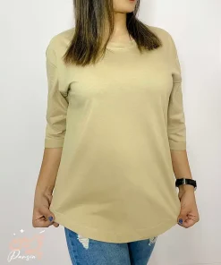 تیشرت ساده آستین 3 ربع