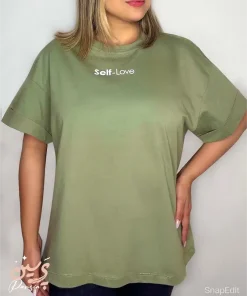 تیشرت زنانه آستین پاکتی