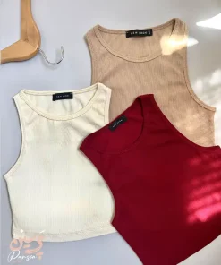 مطابق با مد روز و فشن کراپ تاپ ساده جدید