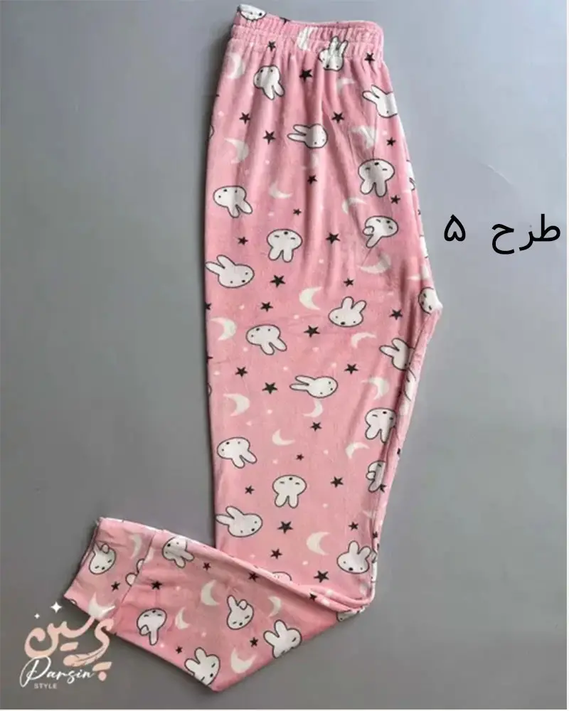 مدل جدید شلوار مخمل زنانه طرحدار فری سایز