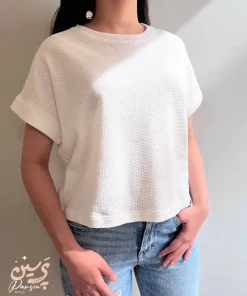 تن خور تیشرت کراپ بیسکویتی