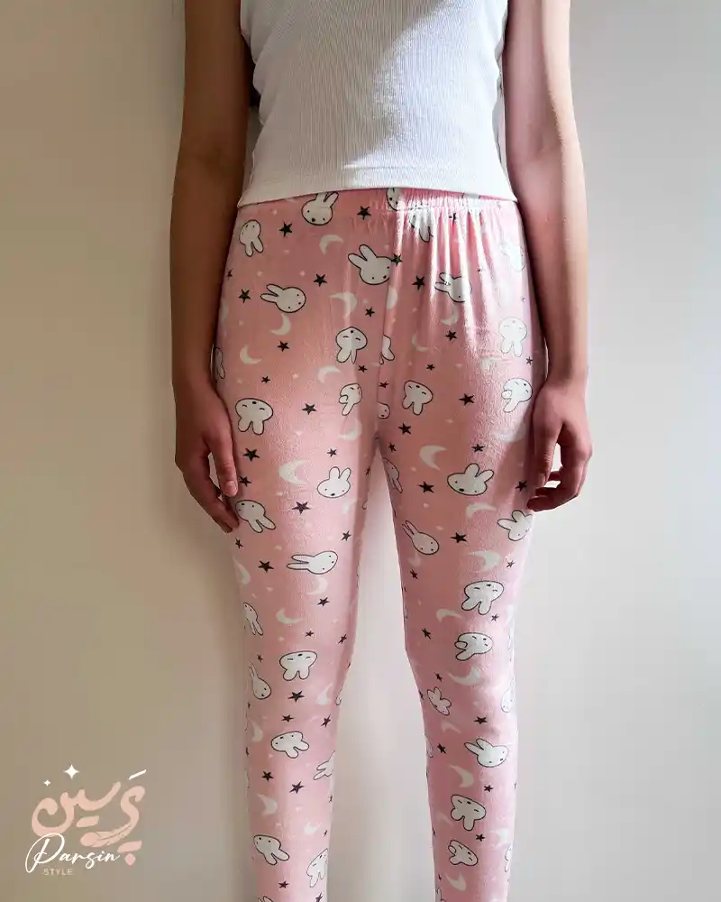 تنخور شلوار مخمل زنانه خانگی parsin