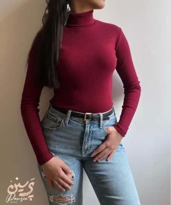 بلوز یقه اسکی کبریتی