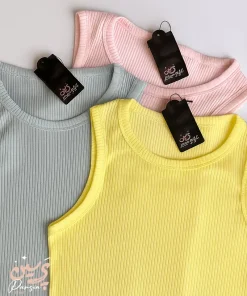 نمای نزدیک از تاپ بیسیک کبریتی زنانه