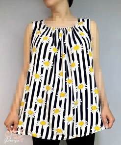 تاپ نخی یقه کشدار تنخور لباس راحتی