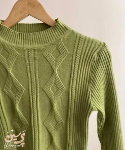 جزئیات طرح لوزی در بافت زنانه جدید پَرسین استایل