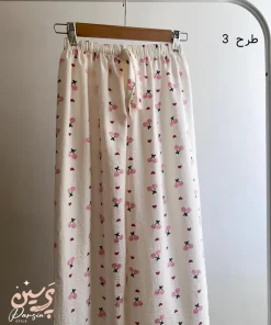 شلوار دخترانه راحتی نخی