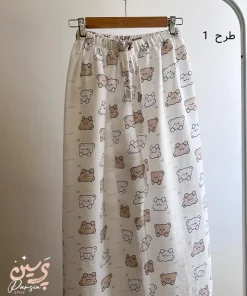 شلوار نخی راحتی قشنگ زنانه پرسین